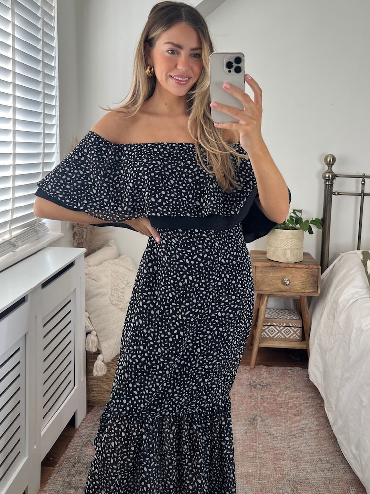 Style Cheat Monochrome Tara Bandeau Dress - Image 4 of 4