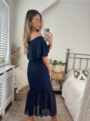 Style Cheat Navy Tara Bandeau Dress - Image 3 of 4