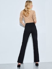 Lipsy Black High Waist Straight Leg Jeans - Image 2 of 4