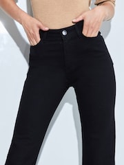 Lipsy Black High Waist Straight Leg Jeans - Image 4 of 4