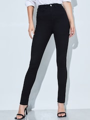 Lipsy Hochgeschlossene Sculpt, Slim und Shape Skinny Jeans - Bild 1 von 4