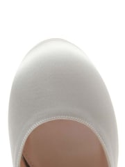 Rainbow Club Ivory Wedding Madeline Satin Mary Jane Court Bridal Shoes - Image 3 of 4