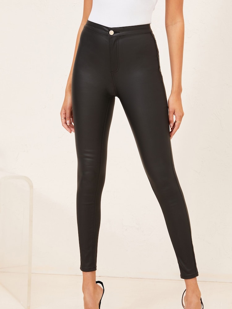 Lipsy, Skinny-Jeans mit hoher Taille - Bild 1 von 4