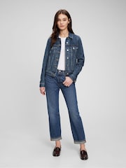 Gap Dark Blue Icon Denim Jacket - Image 1 of 8
