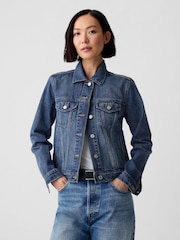 Gap Dark Blue Icon Denim Jacket - Image 4 of 8