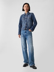 Gap Dark Blue Icon Denim Jacket - Image 6 of 8