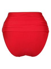Pour Moi Red High Waisted Samoa High Waist Control Bikini Bottom - Image 5 of 5