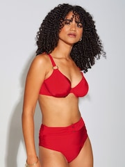 Pour Moi Red Non Padded Samoa Underwired Bikini Top - Image 3 of 5