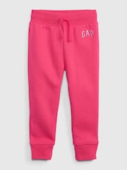 Gap Pink Logo Fleece-Lined Joggers (Newborn-5yrs) - Image 1 of 2