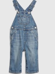 Gap Blue Denim Baby Dungarees - Image 1 of 5
