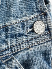 Gap Blue Denim Baby Dungarees - Image 5 of 5