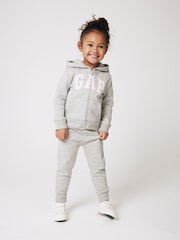 Gap Light Grey Logo Zip Up Hoodie (Newborn-5yrs) - Image 2 of 7