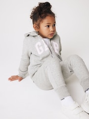 Gap Light Grey Logo Zip Up Hoodie (Newborn-5yrs) - Image 4 of 7