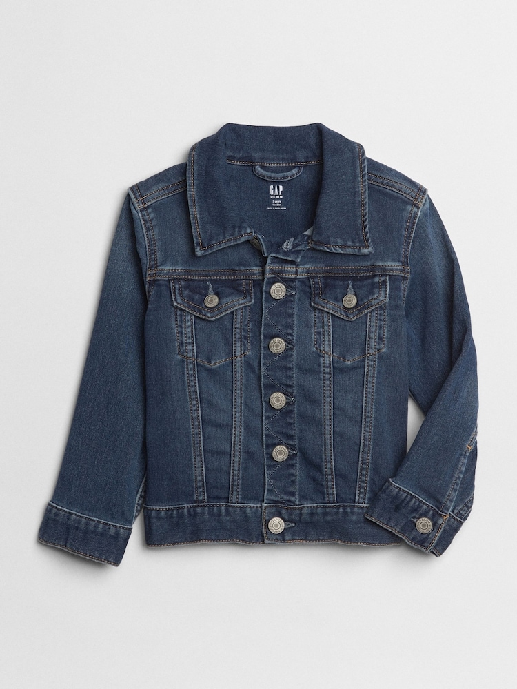 Gap Medium Wash Blue Icon Denim Jacket (12mths-5yrs) - Image 1 of 3