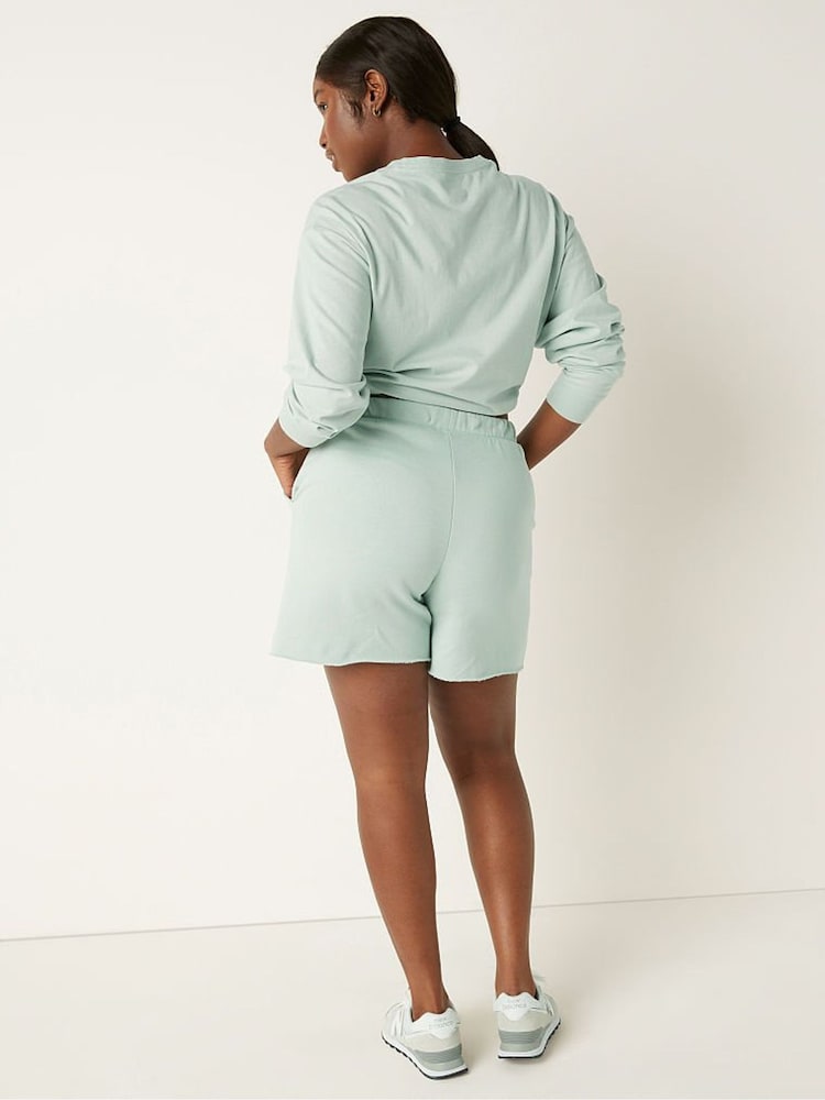 Victoria's Secret PINK Green Dad Shorts - Image 2 of 4 Victoria's Secret PINK Green Dad Shorts - Image 2 of 4