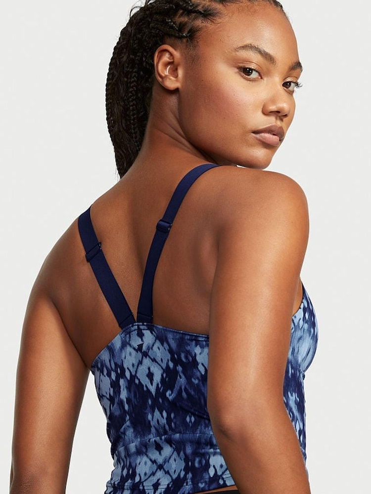 Victoria's Secret Blue Love Cloud Sport Bra Tank - Image 2 of 4 Victoria's Secret Blue Love Cloud Sport Bra Tank - Image 2 of 4