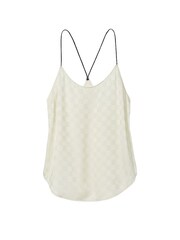 Victoria's Secret Vanilla Dream Nude Racerback Satin Camisole Top - Image 3 of 3