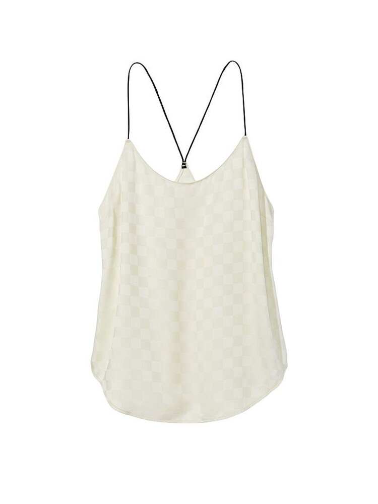 Victoria's Secret Vanilla Dream Nude Racerback Satin Camisole Top - Image 3 of 3