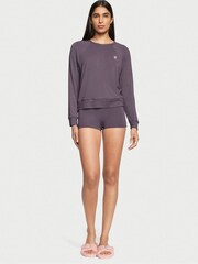 Victoria's Secret Tornado Grey Modal Short Pyjamas - Image 3 of 4