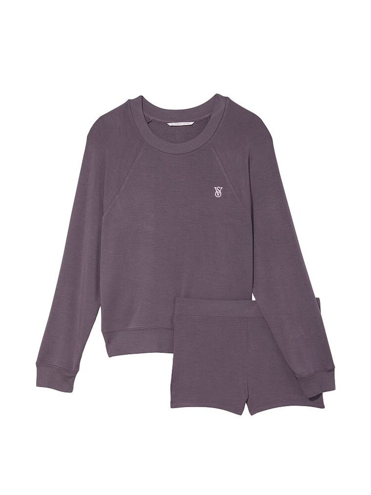 Victoria's Secret Tornado Grey Modal Short Pyjamas - Image 4 of 4