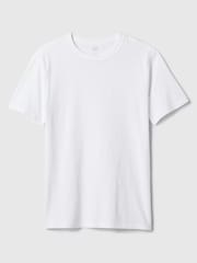 Blanco - Maga corta - Camiseta de cuello redondo de 100 % algodón de Gap Everyday - Imagen 4 de 4