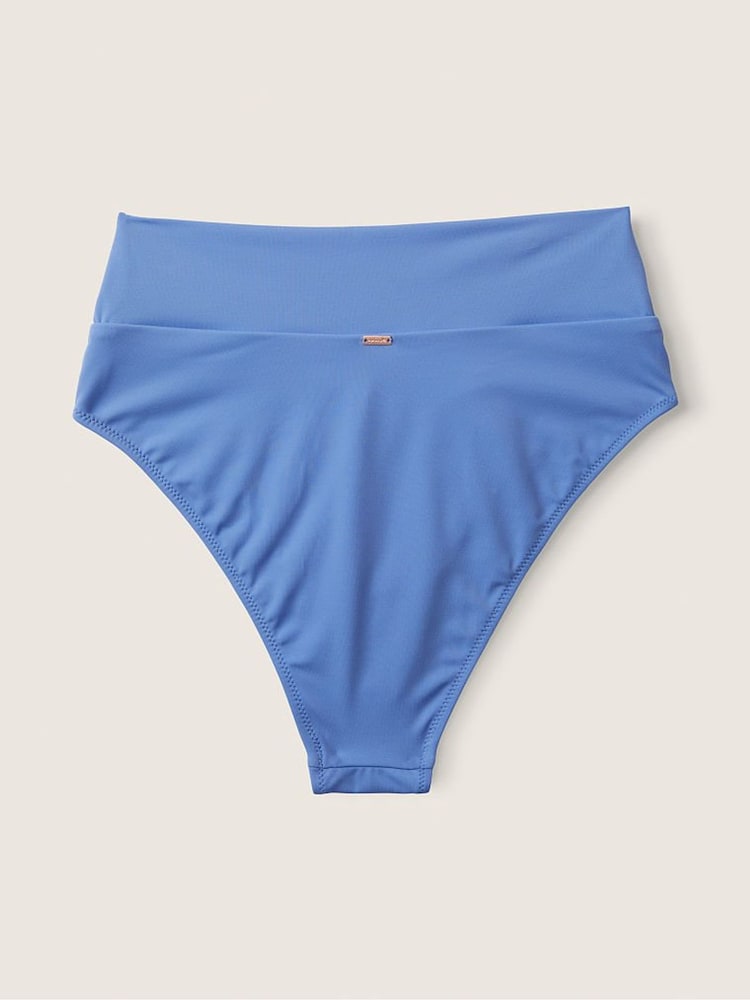 Victoria's Secret PINK Blue Dawn V Crossover High Waist Bikini Bottom - Image 5 of 5 Victoria's Secret PINK Blue Dawn V Crossover High Waist Bikini Bottom - Image 5 of 5