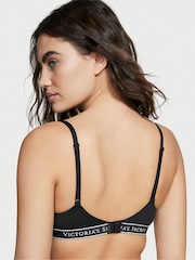 Zwart met print en logo - Victoria's Secret lichtgevoerde beha - Image 2 of 3