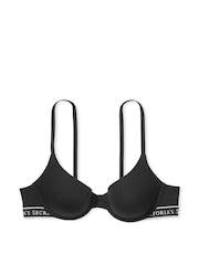 Zwart met print en logo - Victoria's Secret lichtgevoerde beha - Image 3 of 3