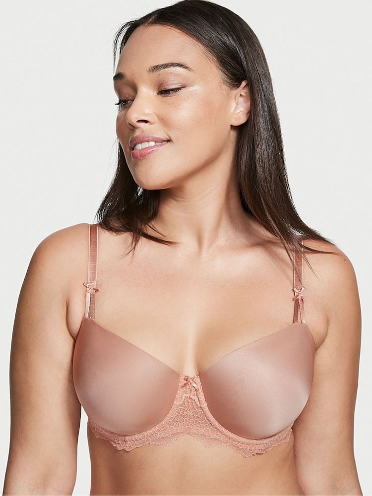 Victoria's Secret Nude Evening Blush Smooth Unlined Balcony Bra - Image 1 of 3 Victoria's Secret Nude Evening Blush Smooth Unlined Balcony Bra - Image 1 of 3