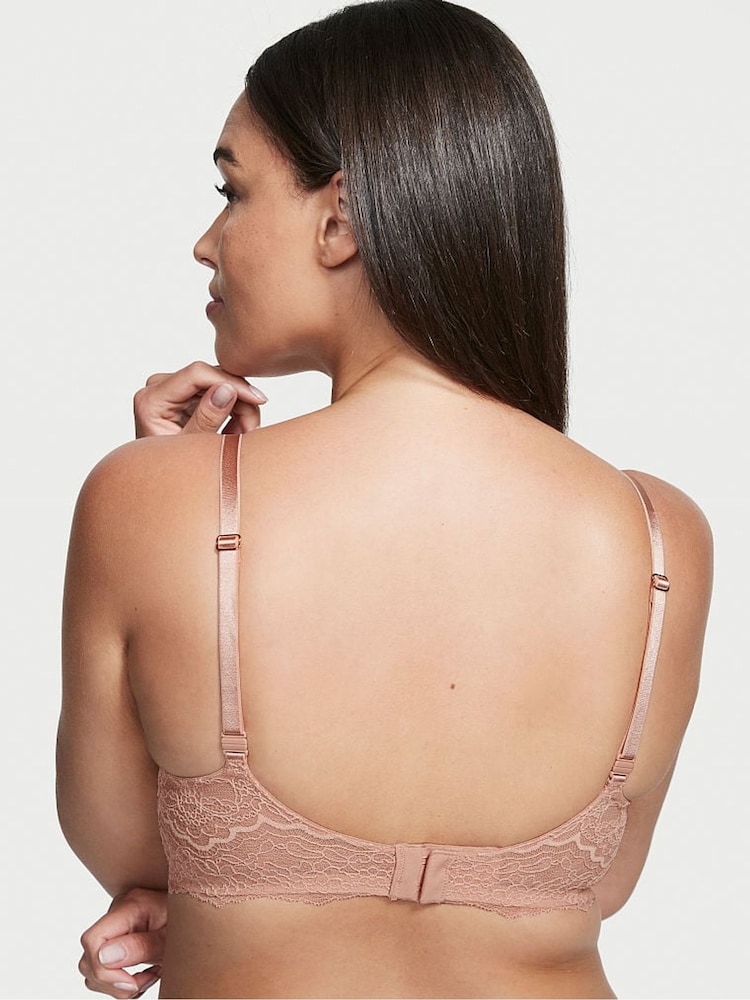 Victoria's Secret Nude Evening Blush Smooth Unlined Balcony Bra - Image 2 of 3 Victoria's Secret Nude Evening Blush Smooth Unlined Balcony Bra - Image 2 of 3