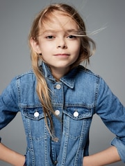 Gap Blue Kids Cotton Icon Denim Jacket (4-13yrs) - Image 2 of 5