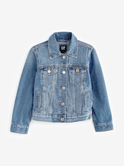 Gap Blue Kids Cotton Icon Denim Jacket (4-13yrs) - Image 3 of 5
