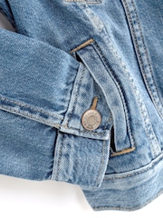 Gap Blue Kids Cotton Icon Denim Jacket (4-13yrs) - Image 5 of 5