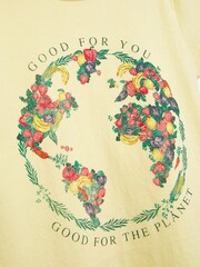 Gap Yellow 100% Organic Graphic T-Shirt - Kids - Image 3 of 3