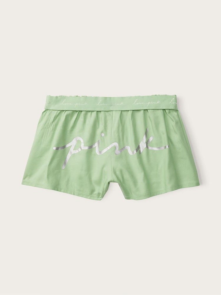 Victoria's Secret PINK Soft Jade Green Flannel Pyjama Short - Image 5 of 5 Victoria's Secret PINK Soft Jade Green Flannel Pyjama Short - Image 5 of 5