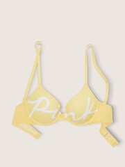 Victoria's Secret PINK Pale Banana Logo Smooth Push Up T-Shirt Bra - Image 3 of 5