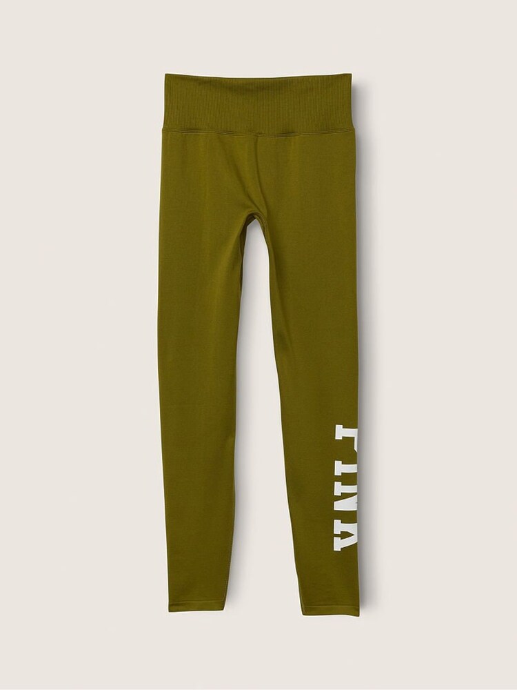 Victoria's Secret PINK Hazel Green Seamless High Waist Full Length Legging - Image 4 of 4