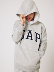 Gap Grey Logo Hoodie (4-13yrs) - Image 5 of 6