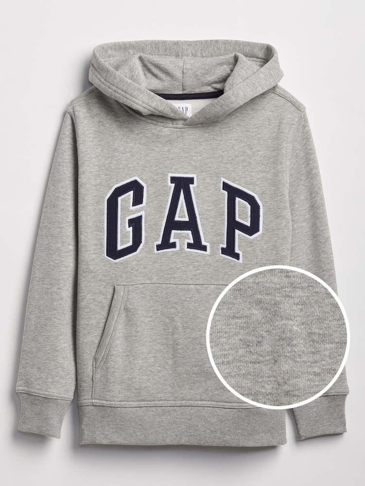 siva - Gap kapucar z logotipom (4-13 let) - Slika 6 iz 6 siva - Gap kapucar z logotipom (4-13 let) - Slika 6 iz 6