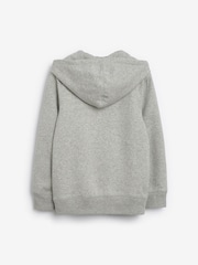 Серый - Худи на молнии с логотипом Gap (4-13лет) - Image 2 of 3