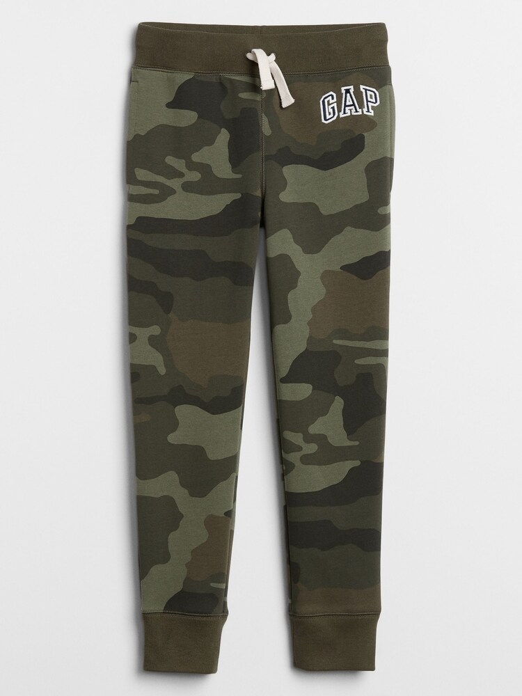 Gap Green Camo Logo Pull On Joggers (4-13yrs) - Image 2 of 4