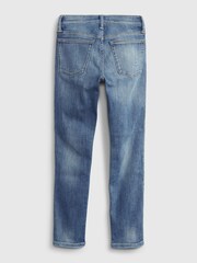 Gap Light Wash Blue Distressed Stretch Skinny Washwell Jeans (4-16yrs) - Image 3 of 6