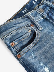 Gap Light Wash Blue Distressed Stretch Skinny Washwell Jeans (4-16yrs) - Image 5 of 6