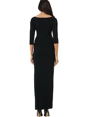 leem Black Front Zips Knit Skirt - Image 3 of 5