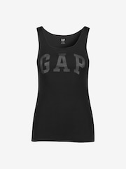 Gap Black Logo Ribbed Vest - Image 4 of 4