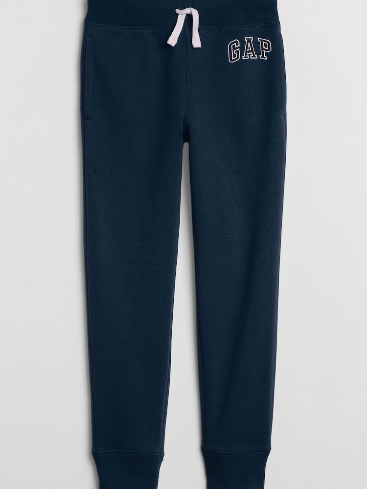 Gap Blue Soft Logo Pull On Joggers (4-13yrs) - Image 1 of 1