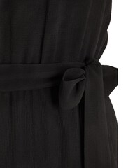 Quiz Black Bardot Dip Hem Dress - Image 6 of 6