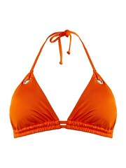 Pour Moi Orange India Recycled Triangle Bikini Top - Image 4 of 5