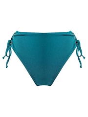 Pour Moi Blue India Recycled High Waist High Leg Brief - Image 3 of 4