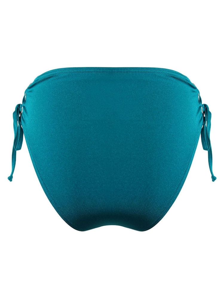 Pour Moi Blue India Recycled High Waist High Leg Brief - Image 4 of 4